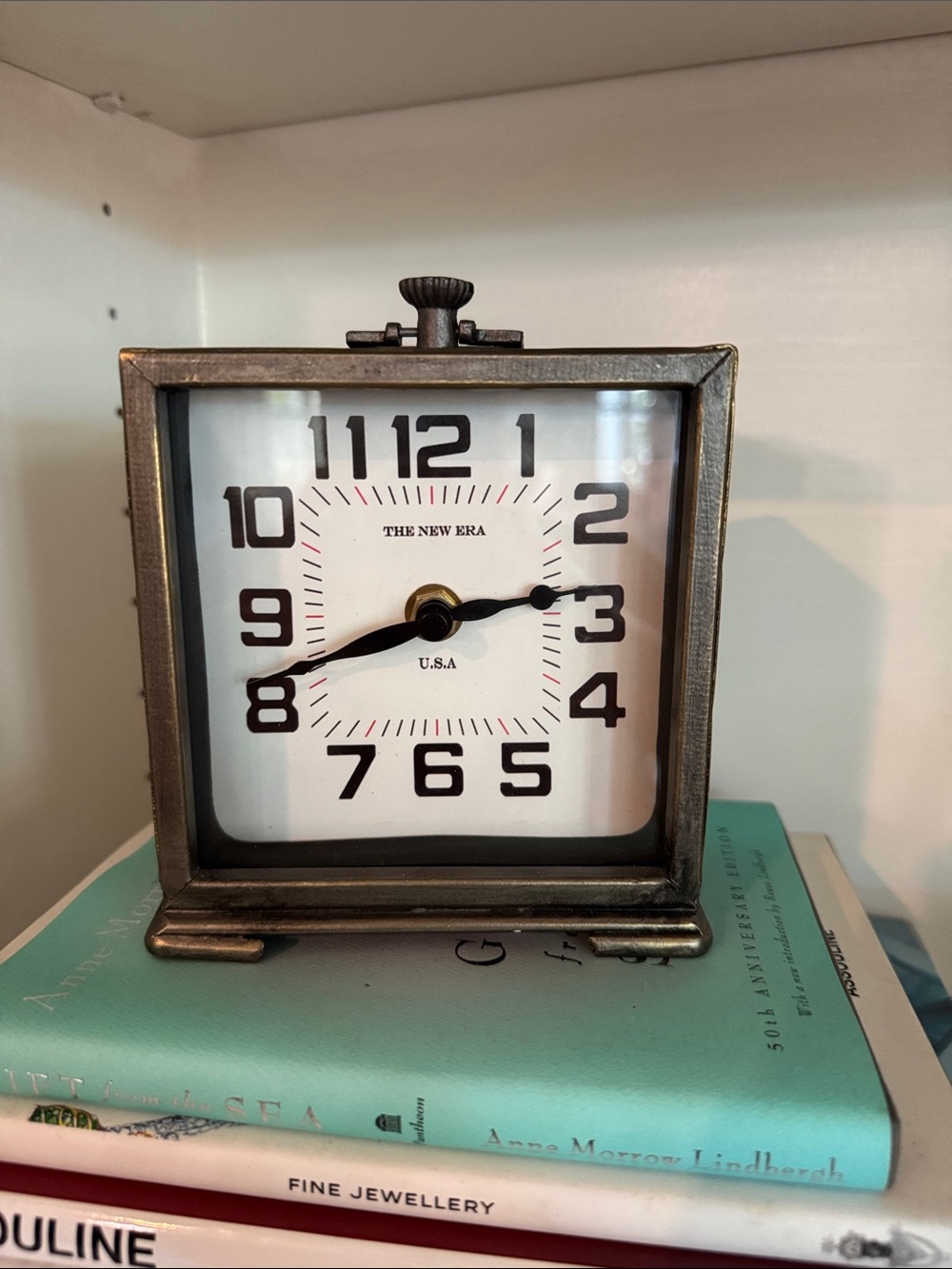 The New Era Bronze Square Wall Clock